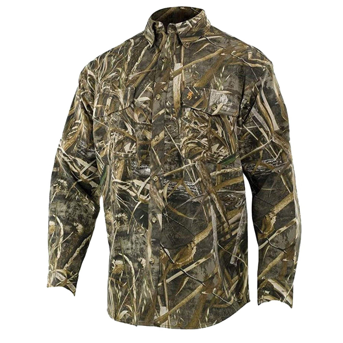 Browning Men's Wasatch Shirt MossyOak Duckblind / Medium Browning Men's Wasatch Shirt MossyOak Duckblind / Medium