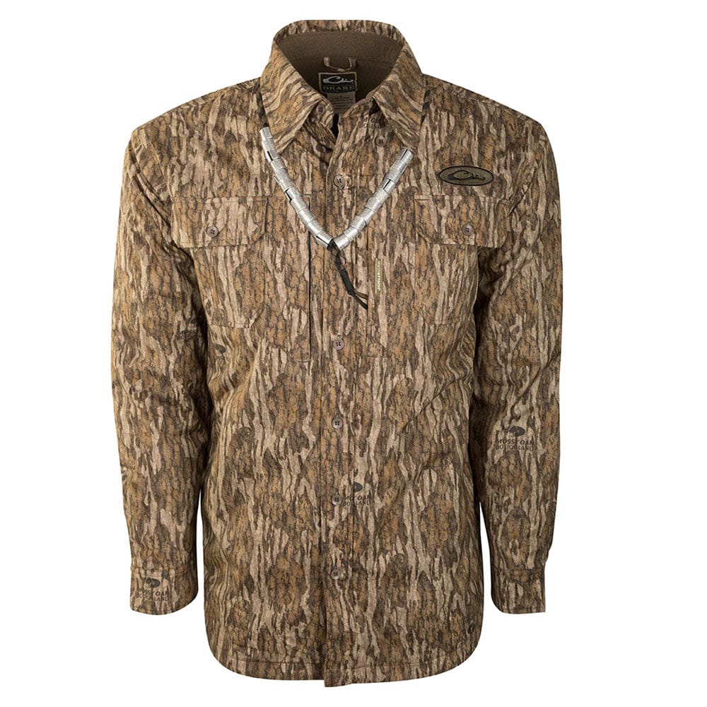 Drake Drake Guardian Flex Shirtket MossyOak Bottomland / Small Clothing