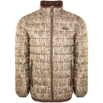 Drake Drake LST Double Down Liner Full Zip Jacket MossyOak Bottomland / Large Clothing