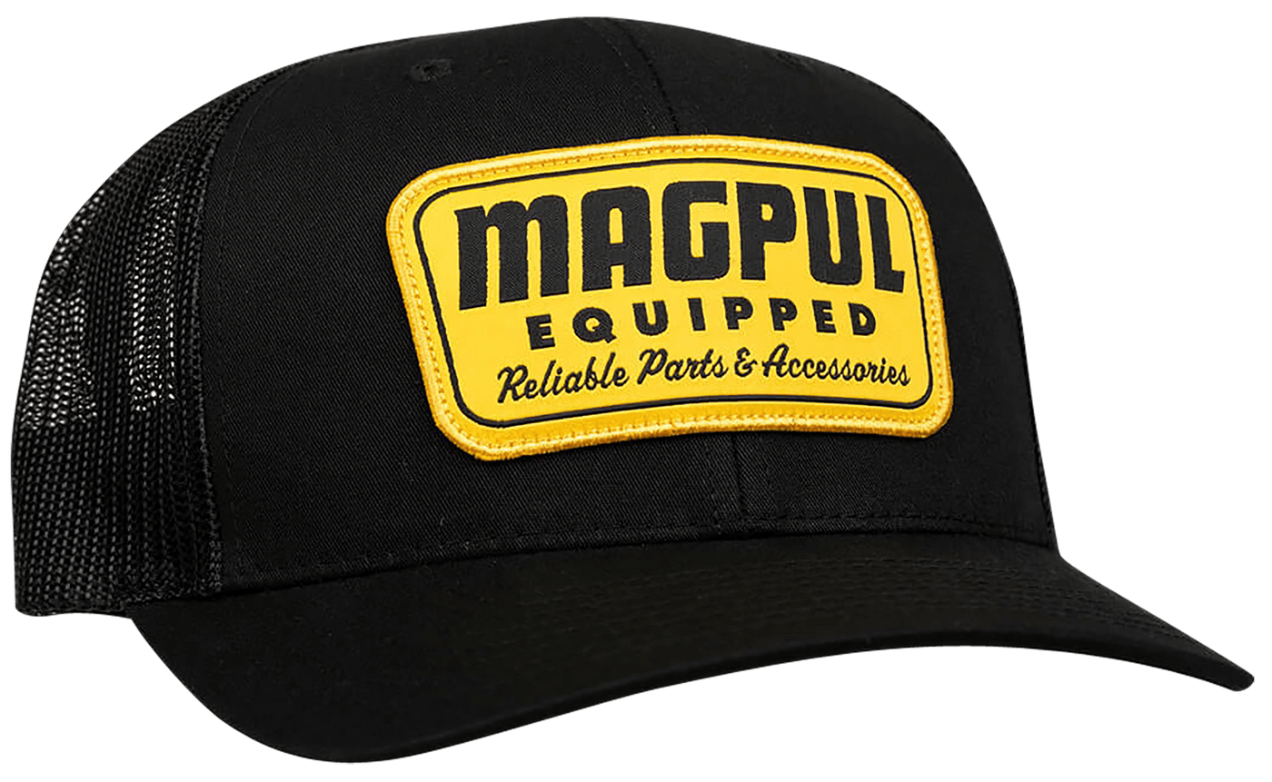 Magpul Industries Magpul Equipped Trckr Hat Blk W/gld Clothing