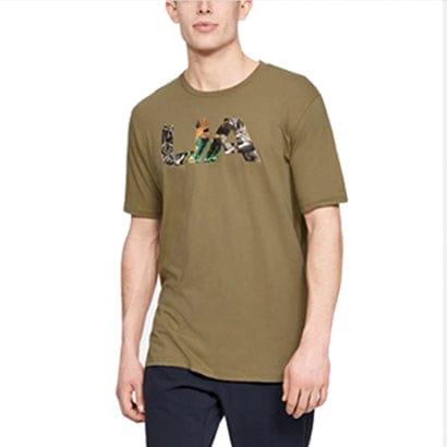 Under Armour Under Armour Mens Camo Fill T-Shirt Clothing