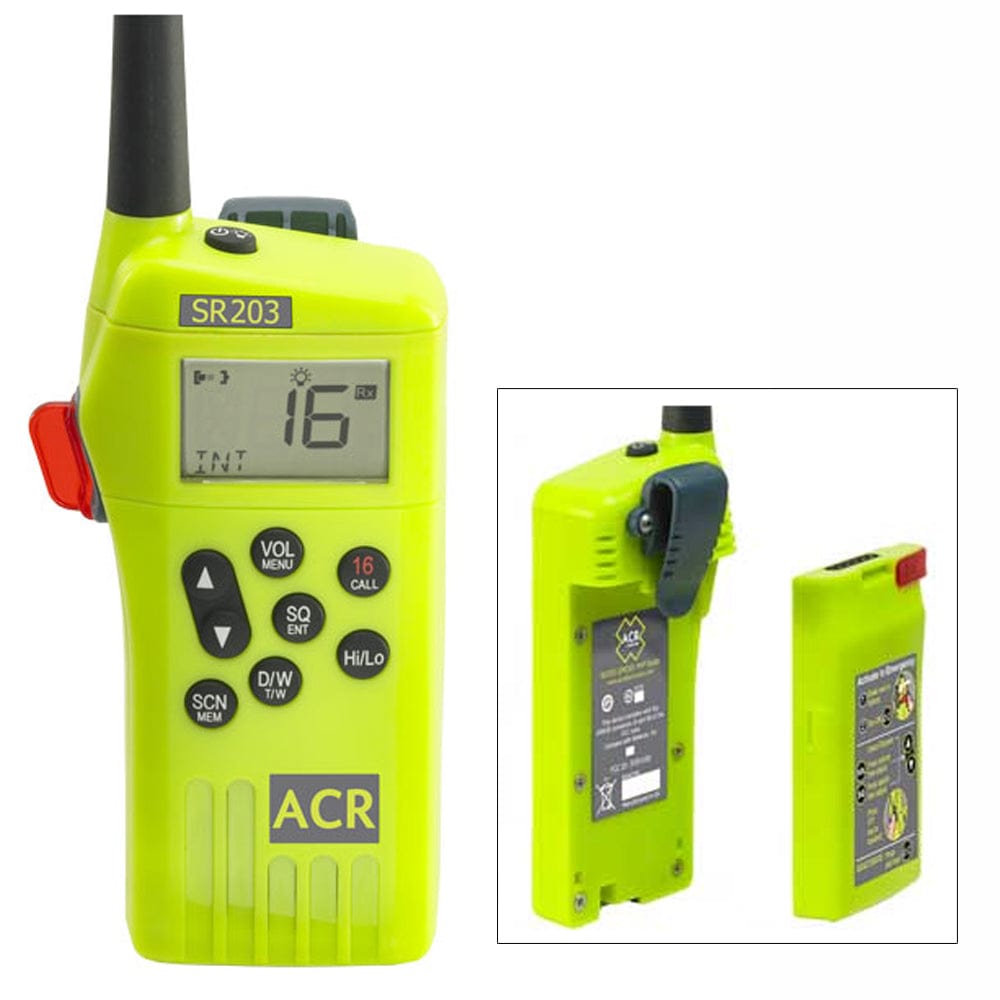 ACR Electronics ACR SR203 GMDSS Survival Radio w/Replaceable Lithium Battery Communication