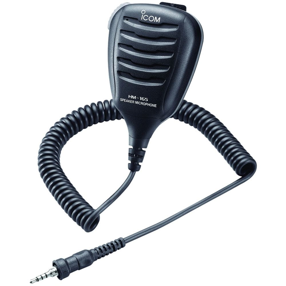 Icom Icom HM-165 Speaker Mic w/Alligator Clip - Waterproof Communication