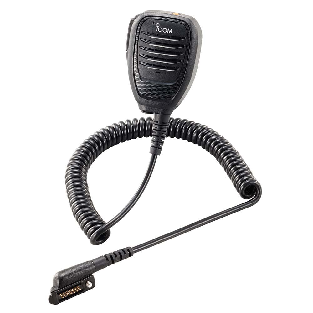 Icom Icom HM-222H Waterproof Speaker Mic w/3.5mm Accessory Jack & 14-Pin Connector Communication