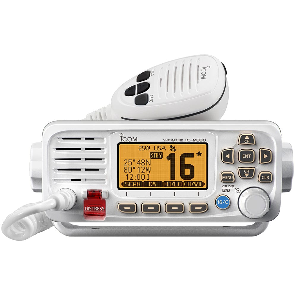 Icom Icom M330 VHF Radio Compact w/GPS - White Communication