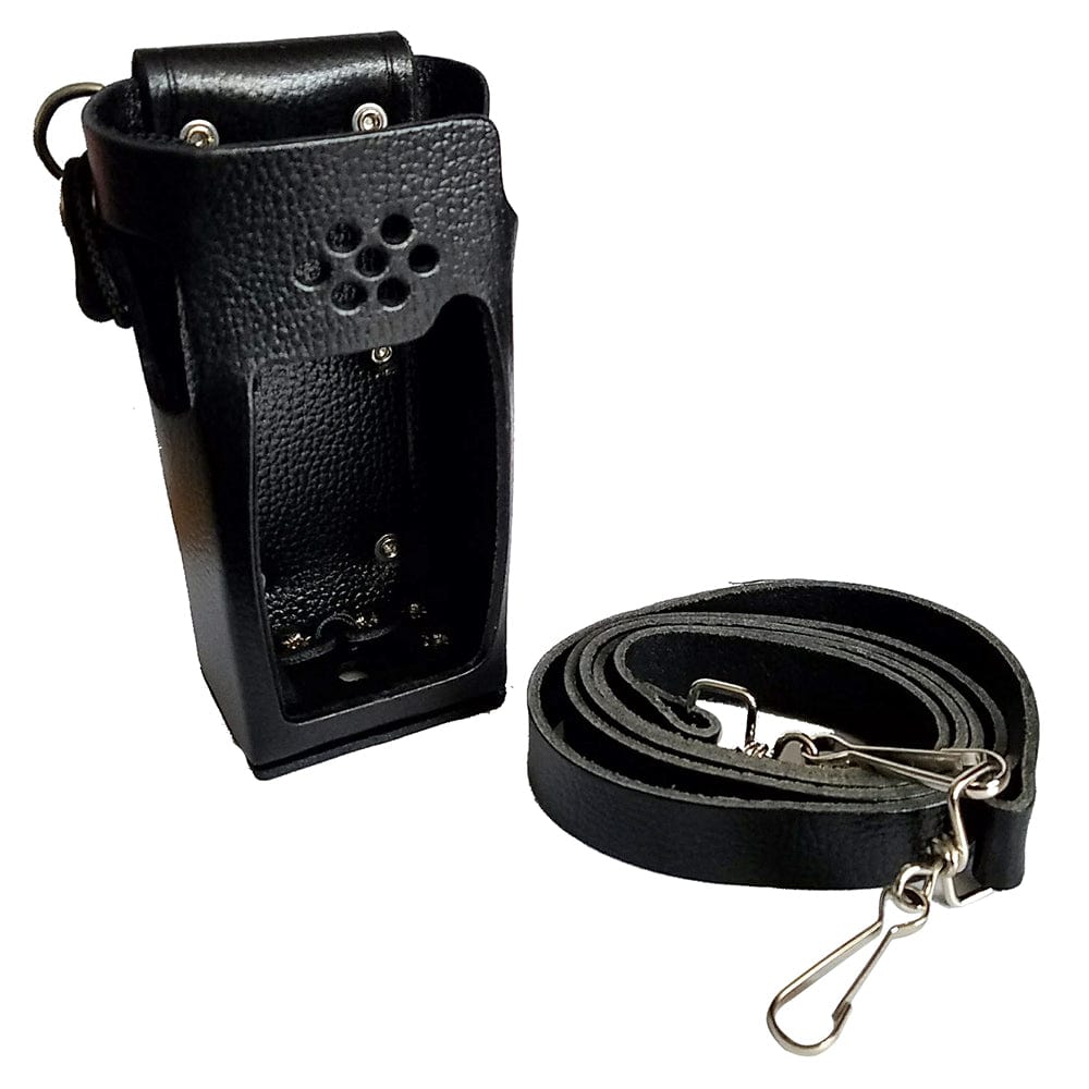Standard Horizon Standard Horizon Leather Case w/Belt Loop & Shoulder Strap Communication