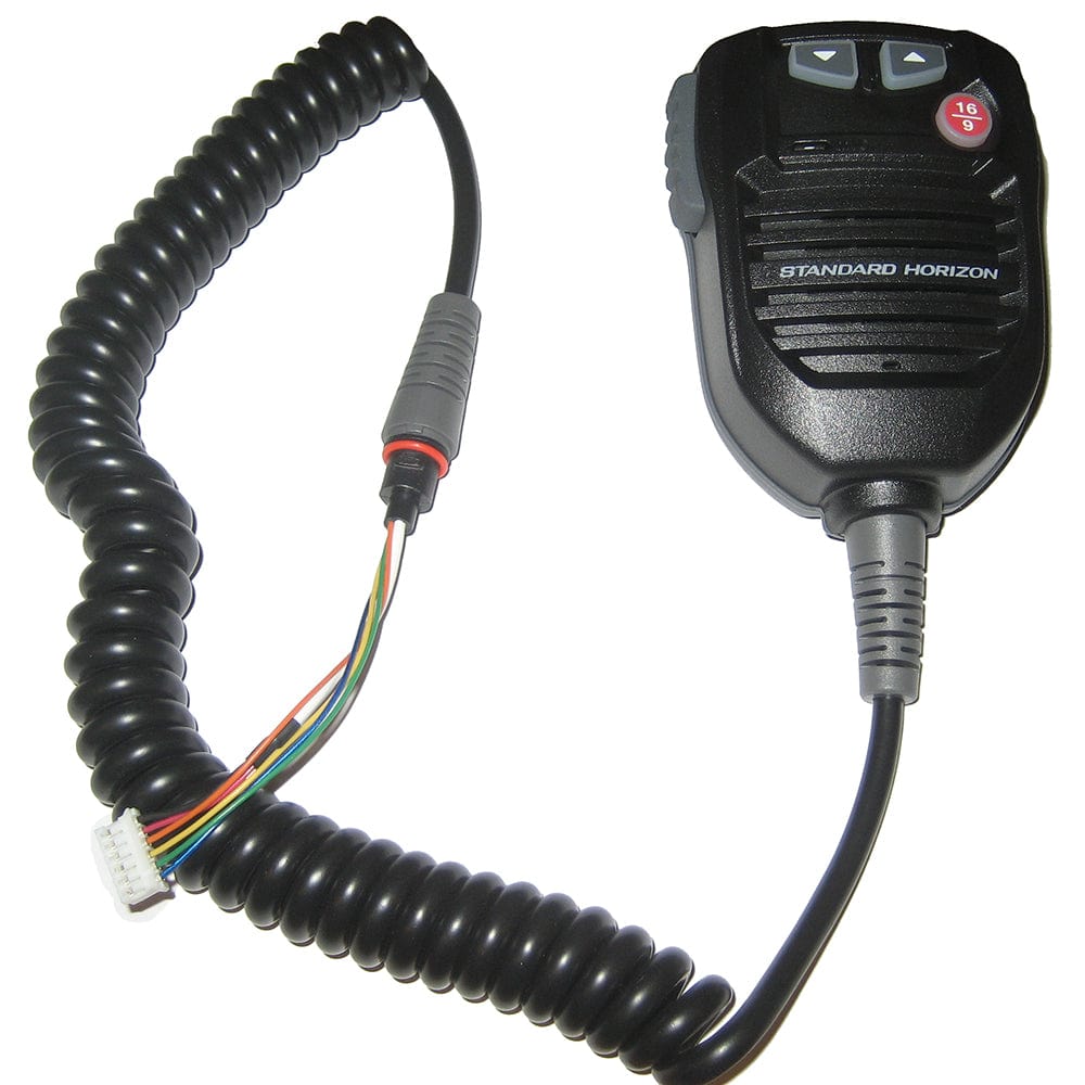 Standard Horizon Standard Horizon Replacement VHF Mic f/GX2000B, GX2100B, GX2150B, GX2200B - Black Communication