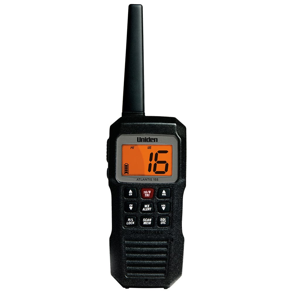 Uniden Uniden Atlantis 155 Handheld Two-Way VHF Floating Marine Radio Communication