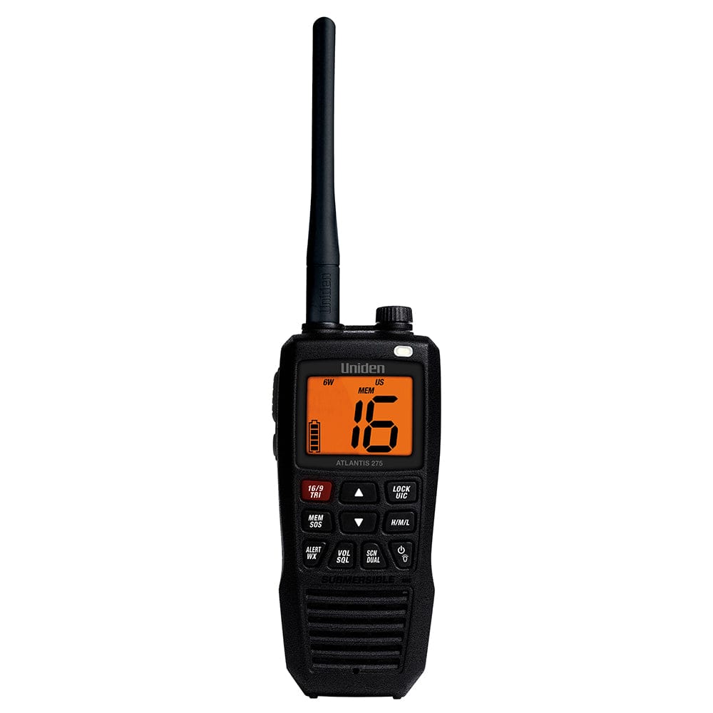 Uniden Uniden Atlantis 275 Floating Handheld VHF Marine Radio Communication