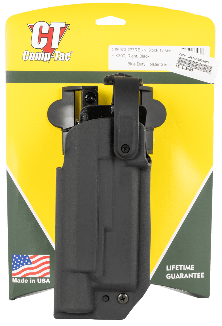 Comp-Tac Comp-tac Blue Duty, Comptac C865gl235rbkn Blueduty Opt Rdy Glk17 X300 Firearm Accessories
