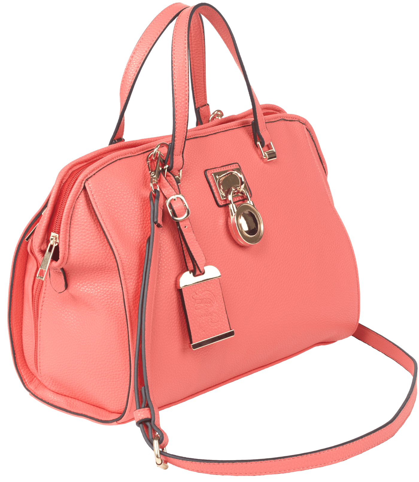Bulldog Bulldog Concealed Carry Purse - Satchel Coral Concealed Carry Handbags