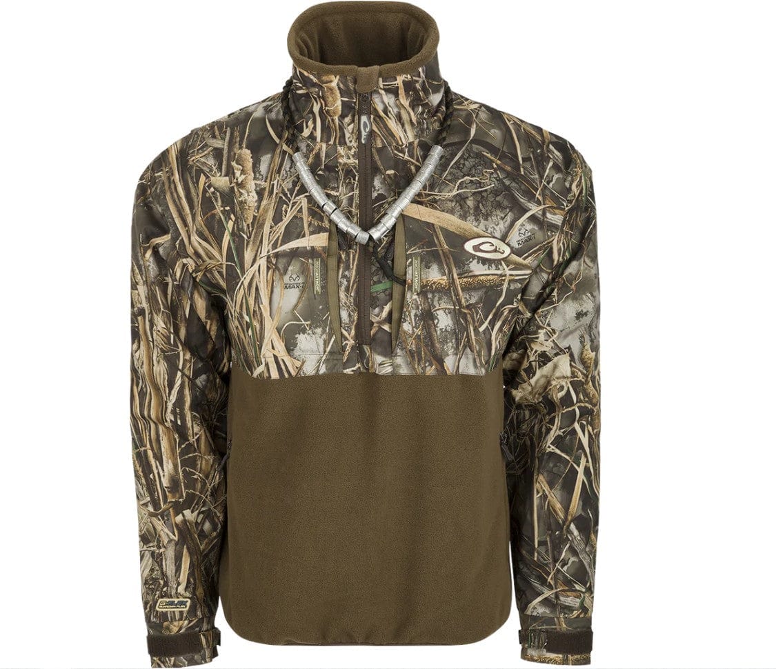 Drake Guardian Flex Fleece Eqwader 1/4 Zip Jacket Realtree Max7 / Small