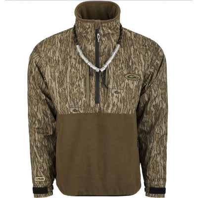 Drake Guardian Flex Fleece Eqwader 1/4 Zip Jacket Small / MossyOak Bottomland