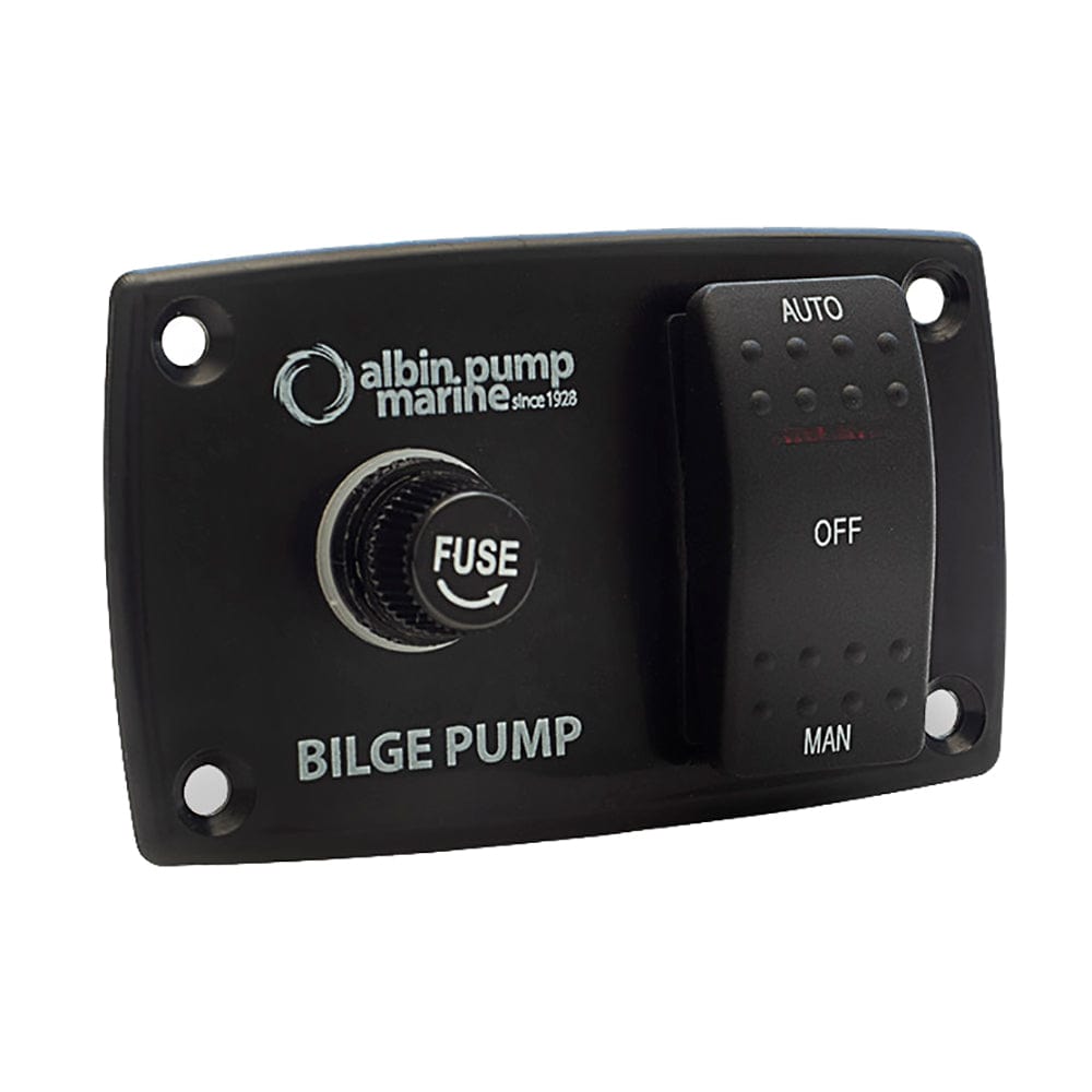 Albin Pump Marine Albin Pump 3-Way Bilge Panel - 12/24V Electrical