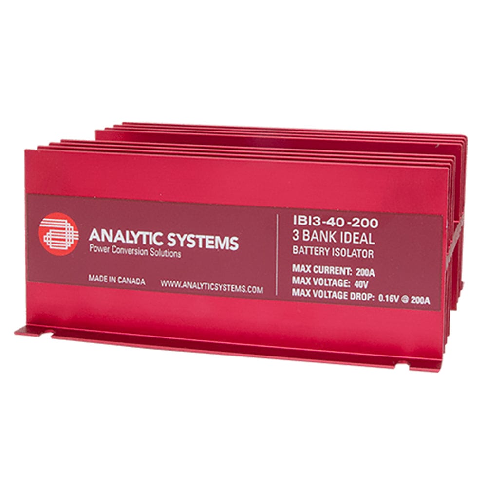Analytic Systems Analytic Systems 200A, 40V 3-Bank Ideal Battery Isolator Electrical