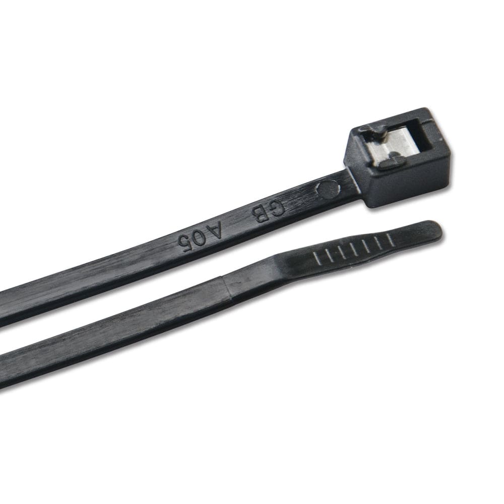 Ancor Ancor 8" UV Black Self Cutting Cable Zip Ties - 500-Pack Electrical