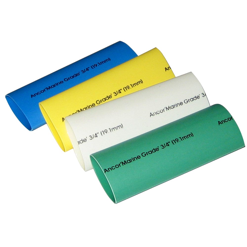 Ancor Ancor Adhesive Lined Heat Shrink Tubing - 4-Pack, 3", <18 AWG, Assorted Colors Electrical