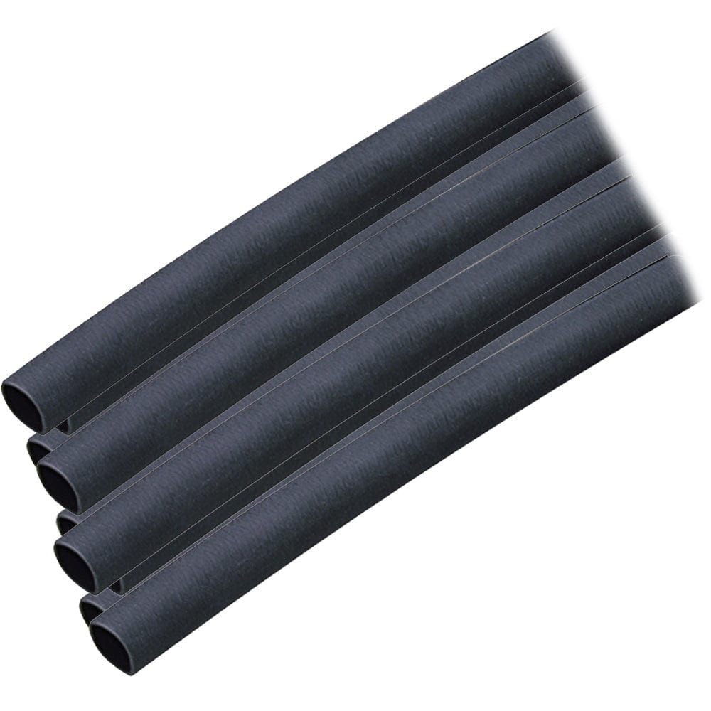 Ancor Ancor Adhesive Lined Heat Shrink Tubing (ALT) - 1/4" x 12" - 10-Pack - Black Electrical