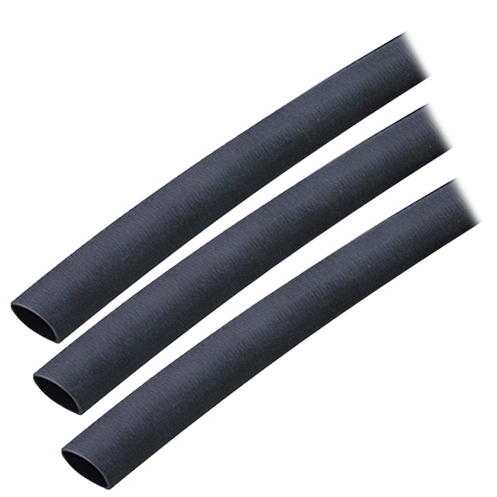 Ancor Ancor Adhesive Lined Heat Shrink Tubing (ALT) - 3/8" x 3" - 3-Pack - Black Electrical