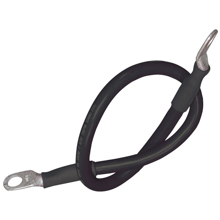 Ancor Ancor Battery Cable Assembly, 4 AWG (21mm²) Wire, 5/16" (7.93mm) Stud, Black - 32" (81.2cm) Electrical