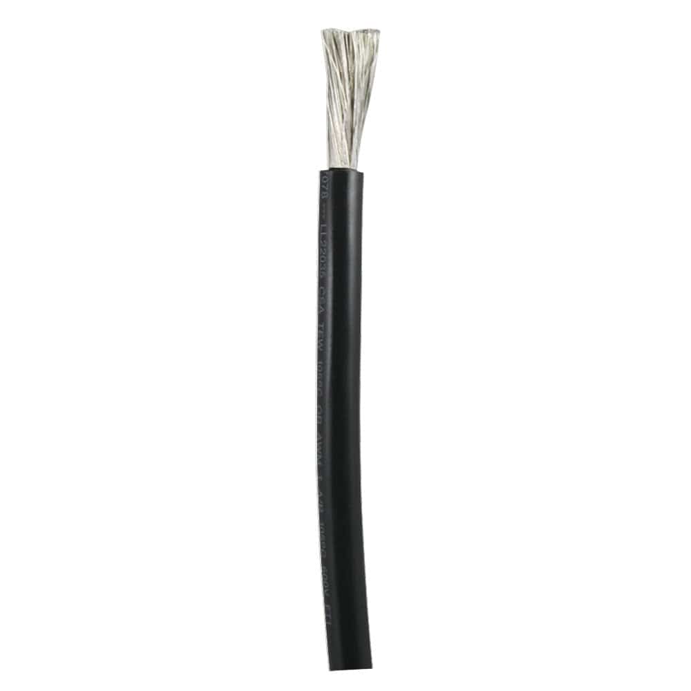 Ancor Ancor Black 1/0 AWG Battery Cable - Sold By The Foot Electrical
