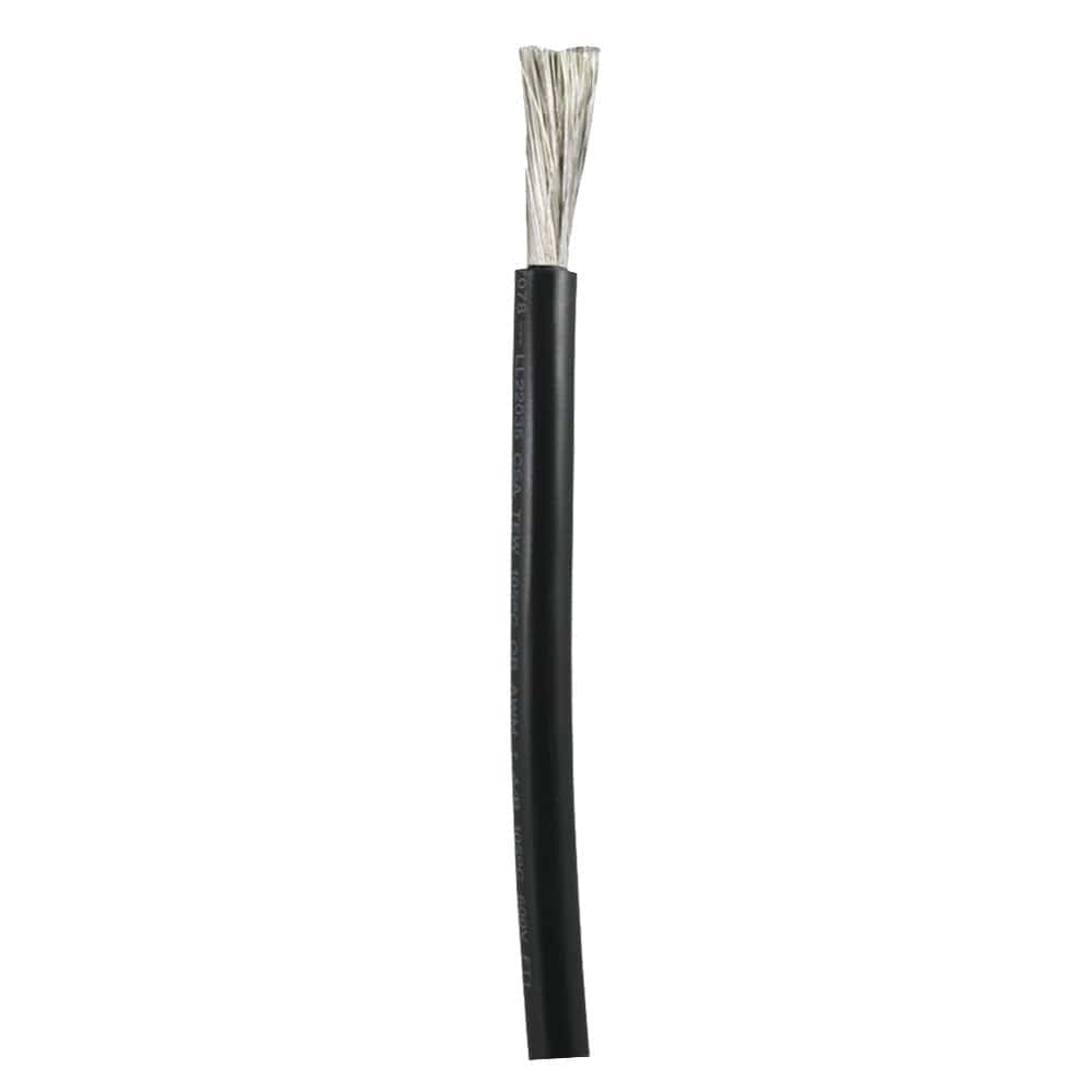 Ancor Ancor Black 1 AWG Battery Cable - Sold By The Foot Electrical