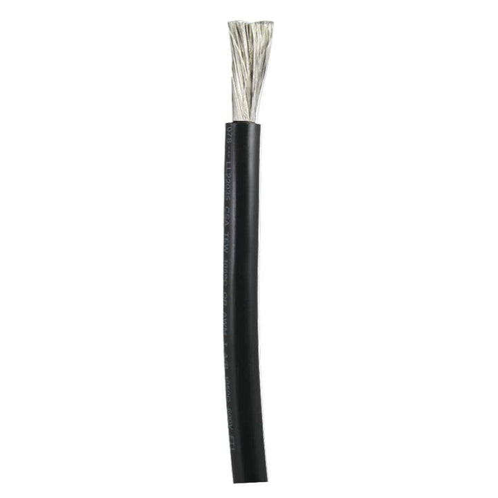 Ancor Ancor Black 2/0 AWG Battery Cable - Sold By The Foot Electrical