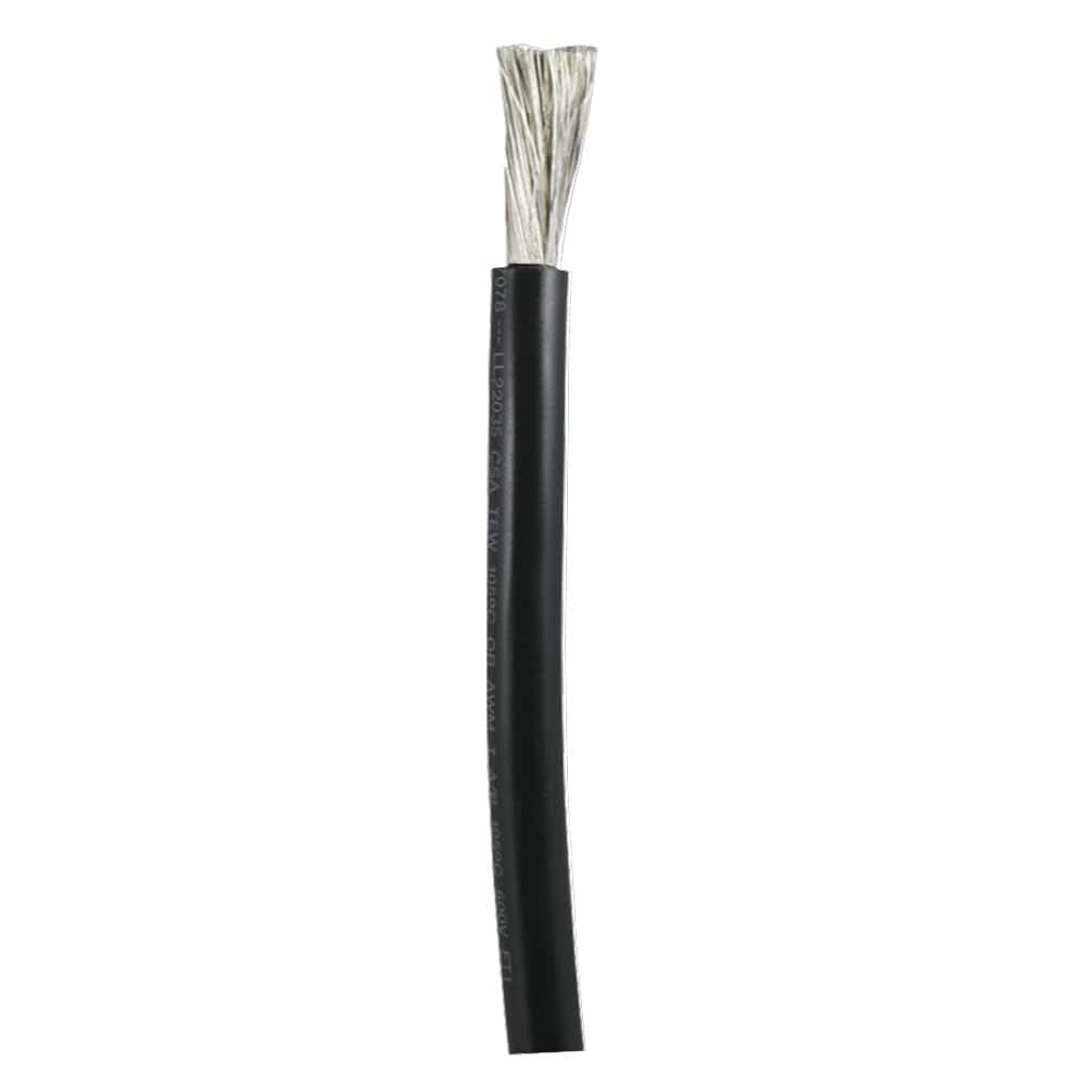 Ancor Ancor Black 2/0 AWG Battery Cable - Sold By The Foot Electrical