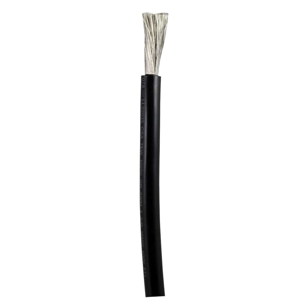 Ancor Ancor Black 8 AWG Battery Cable - Sold By The Foot Electrical