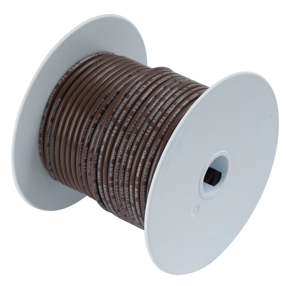 Ancor Ancor Brown 12 AWG Tinned Copper Wire - 100' Electrical