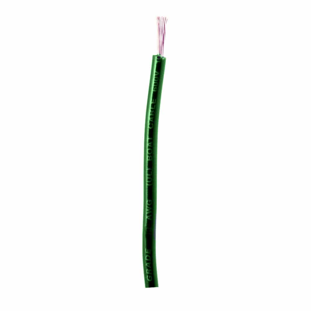 Ancor Ancor Green 10 AWG Primary Cable - Sold By The Foot Electrical