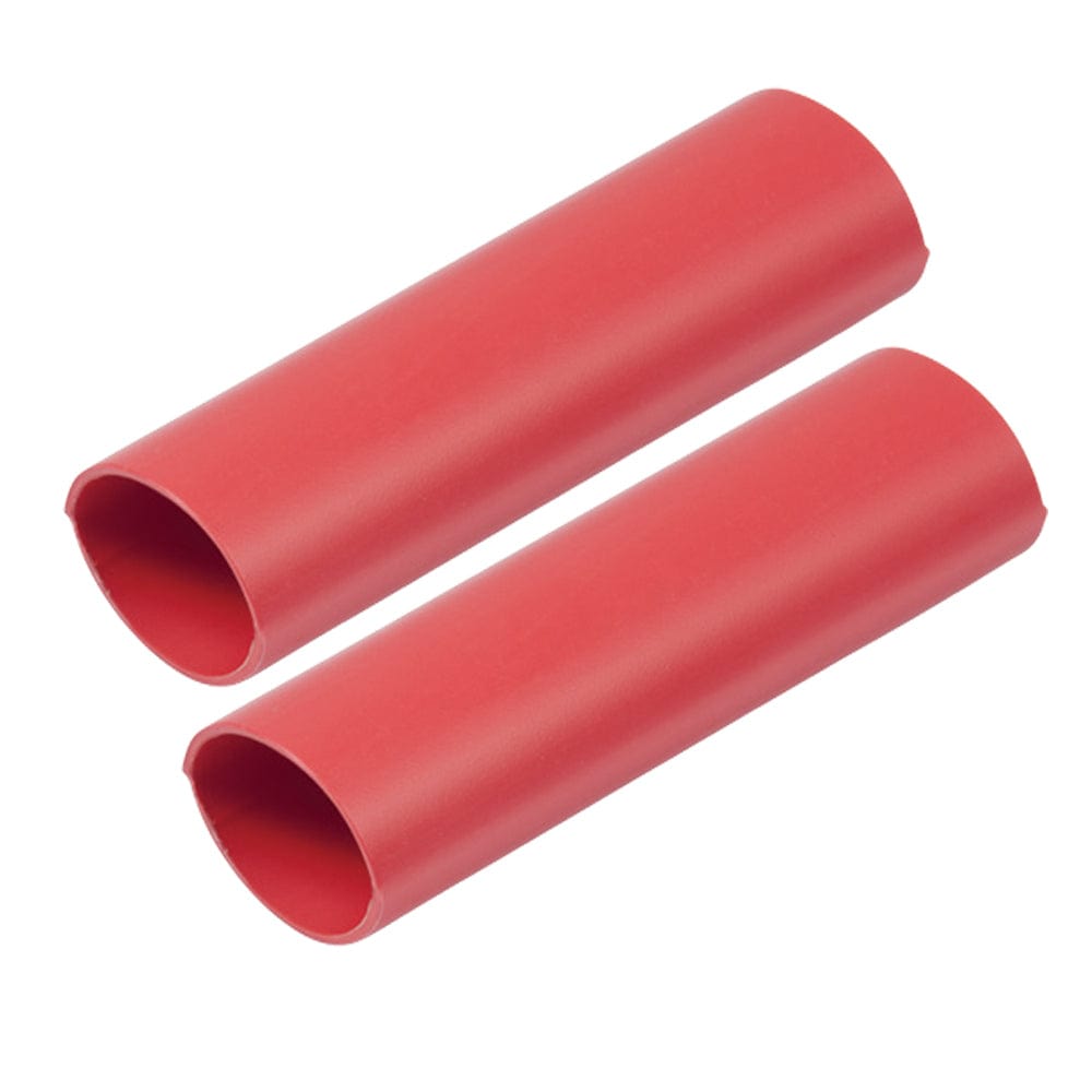 Ancor Ancor Heavy Wall Heat Shrink Tubing - 1" x 6" - 2-Pack - Red Electrical