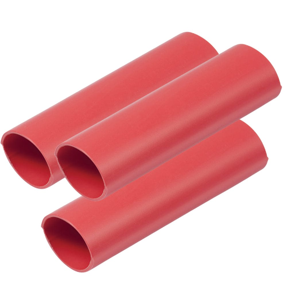 Ancor Ancor Heavy Wall Heat Shrink Tubing - 3/4" x 12" - 3-Pack - Red Electrical