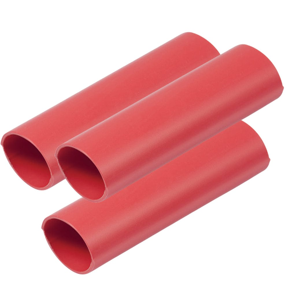 Ancor Ancor Heavy Wall Heat Shrink Tubing - 3/4" x 6" - 3-Pack - Red Electrical