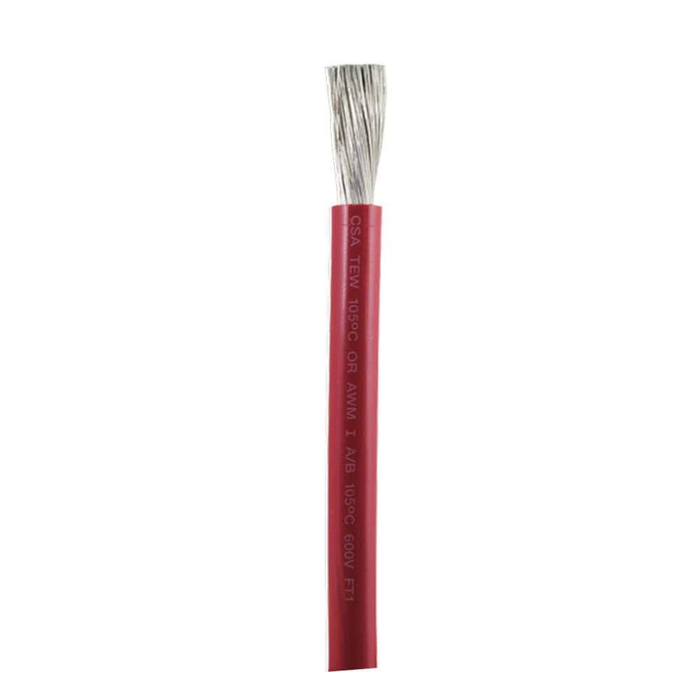Ancor Ancor Red 1/0 AWG Battery Cable - Sold By The Foot Electrical