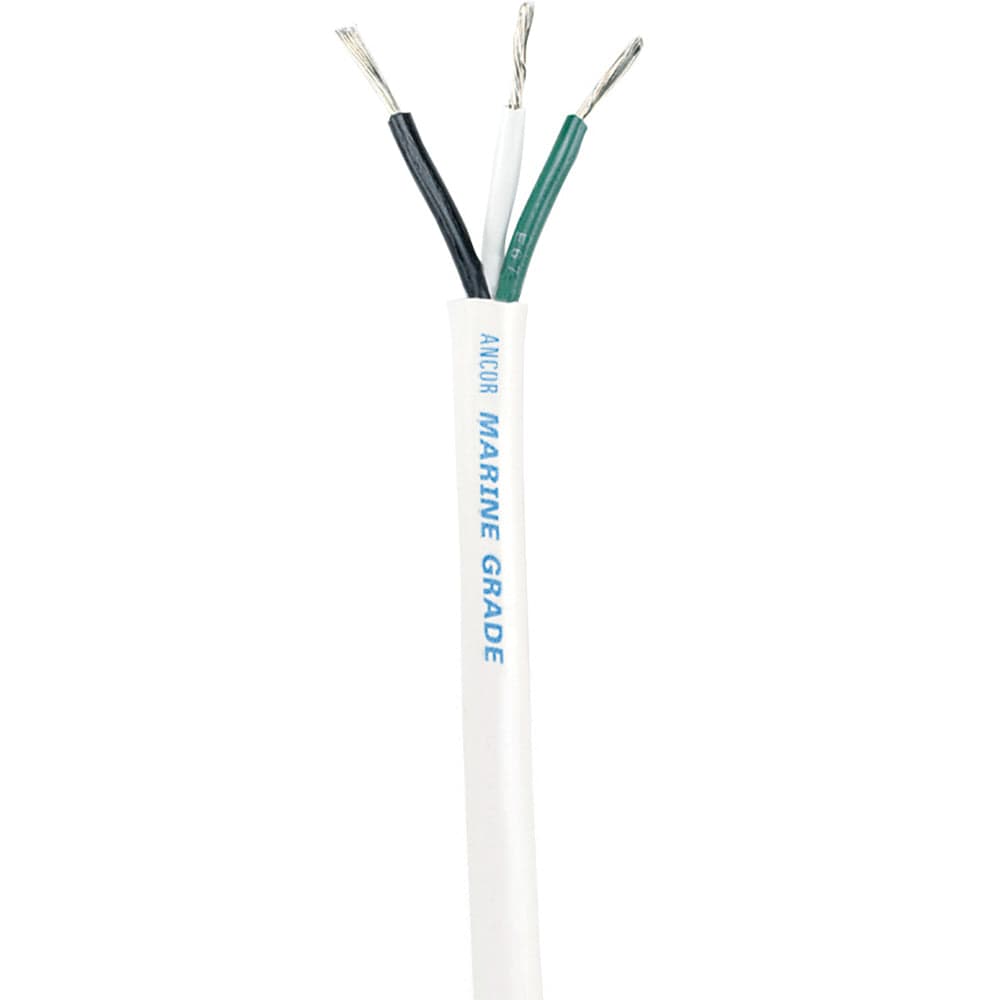 Ancor Ancor White Triplex Cable - 16/3 AWG - Round - 100' Electrical