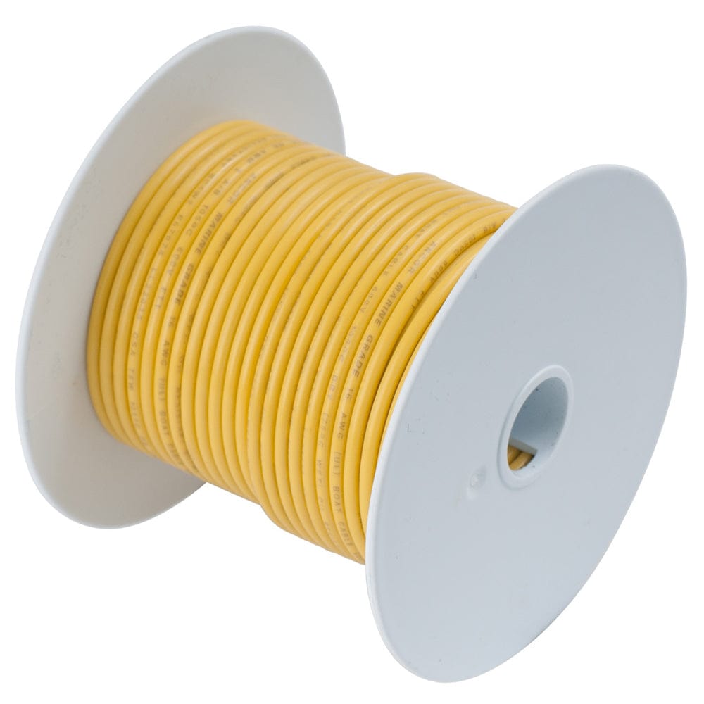 Ancor Ancor Yellow 18 AWG Tinned Copper Wire - 100' Electrical