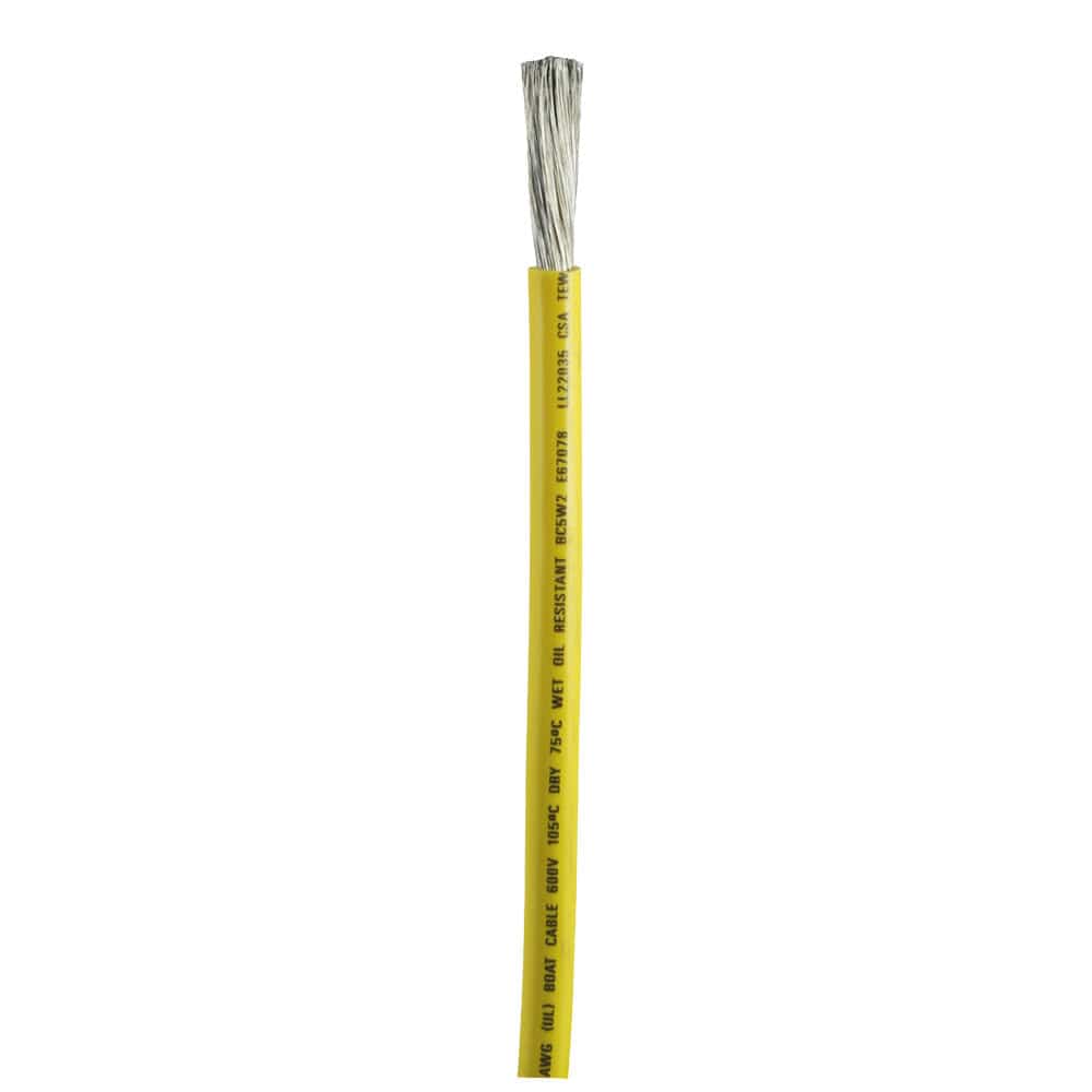 Ancor Ancor Yellow 2 AWG Battery Cable - Sold By The Foot Electrical
