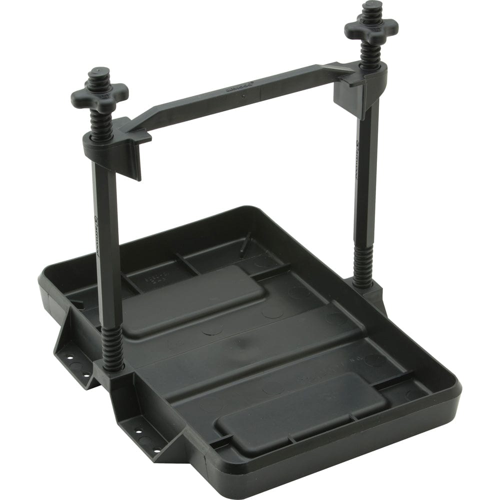 Attwood Marine Attwood Heavy-Duty All-Plastic Adjustable Battery Tray - 27 Series Electrical