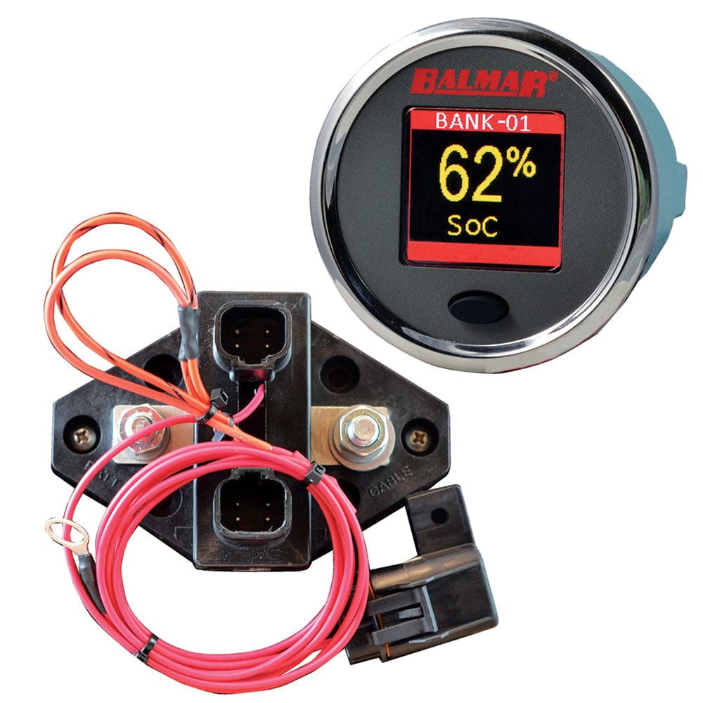 Balmar Balmar SG200 Battery Monitor Kit w/Display Shunt & 10M Cable - 12-48 VDC Electrical