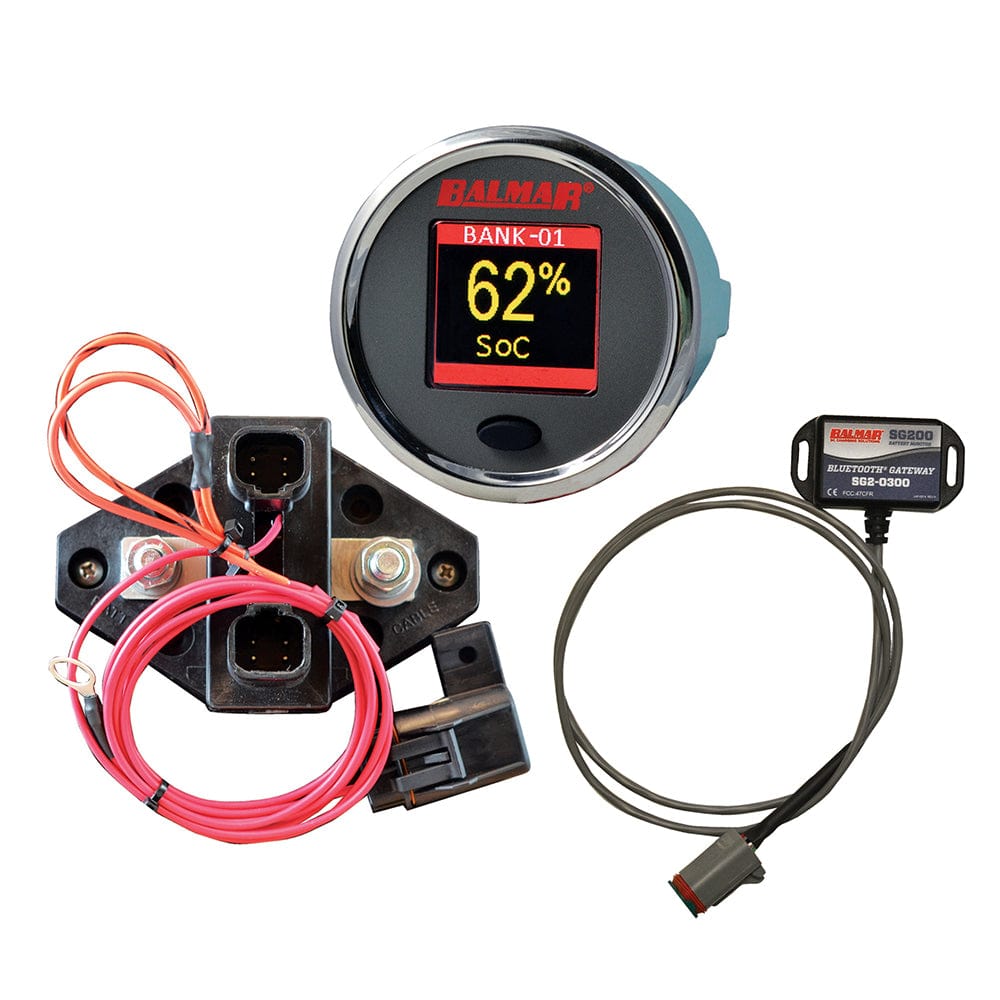 Balmar Balmar SG210 Battery Monitor Kit w/Display Shunt Gateway Electrical