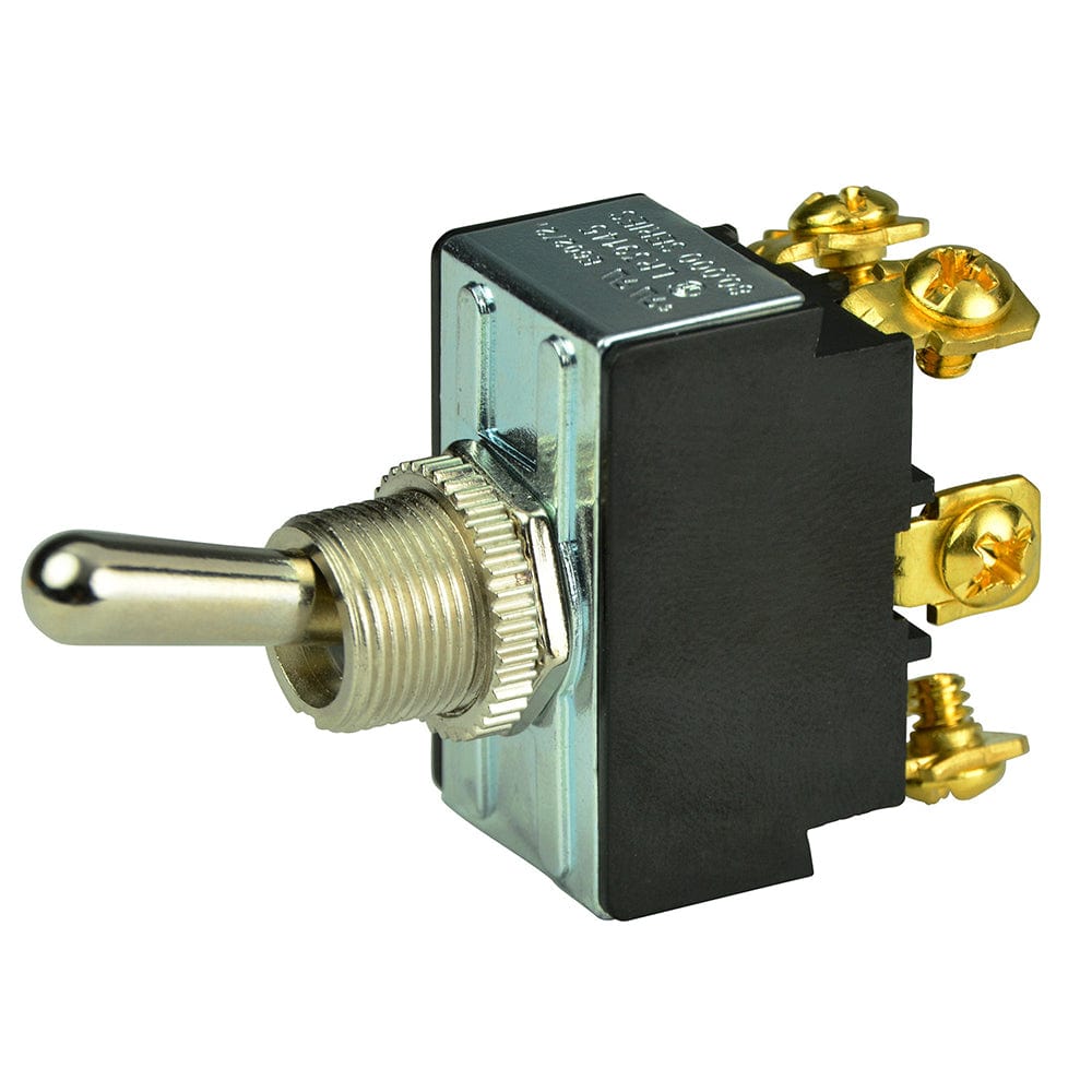 BEP Marine BEP DPDT Chrome Plated Toggle Switch - ON/OFF/ON Electrical