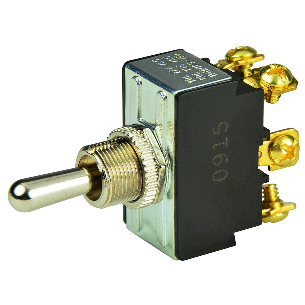 BEP Marine BEP DPDT Chrome Plated Toggle Switch - (ON)/OFF/(ON) Electrical
