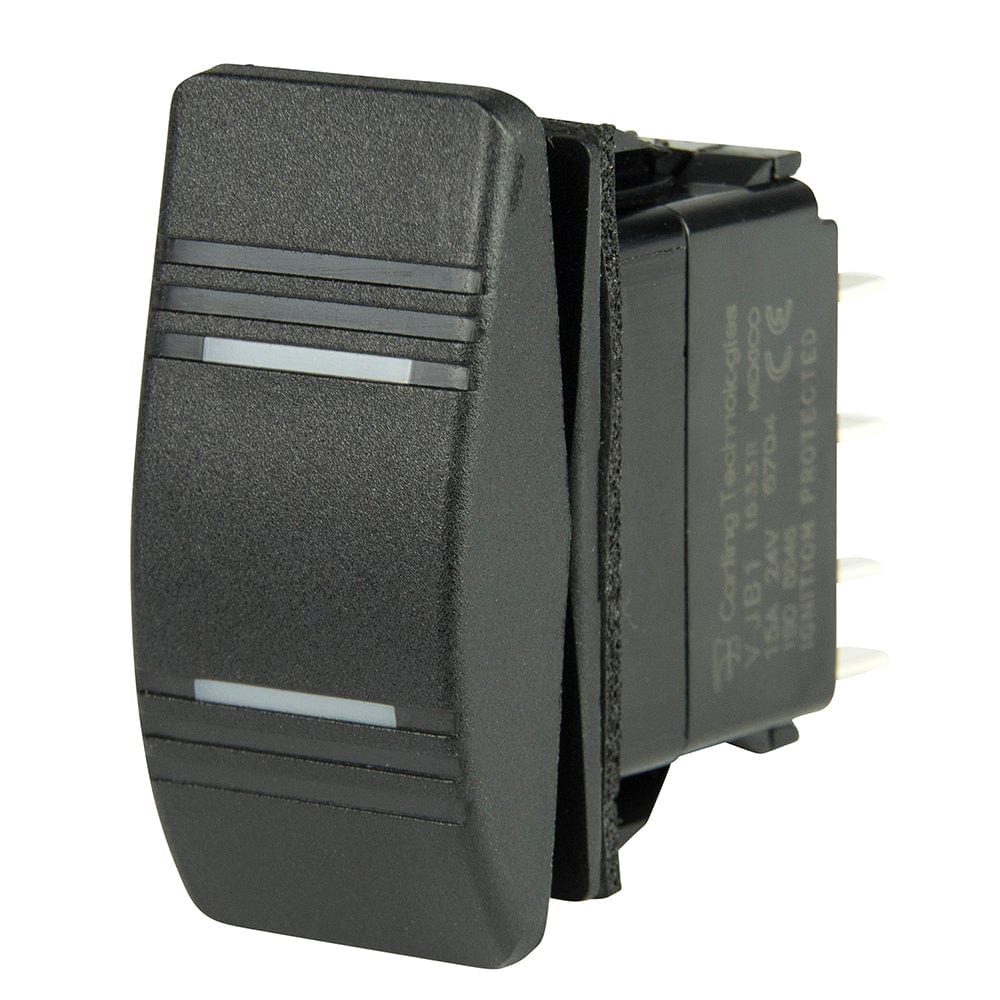 BEP Marine BEP DPDT Contura Switch - 2-Amber LEDs - ON/OFF/ON Electrical
