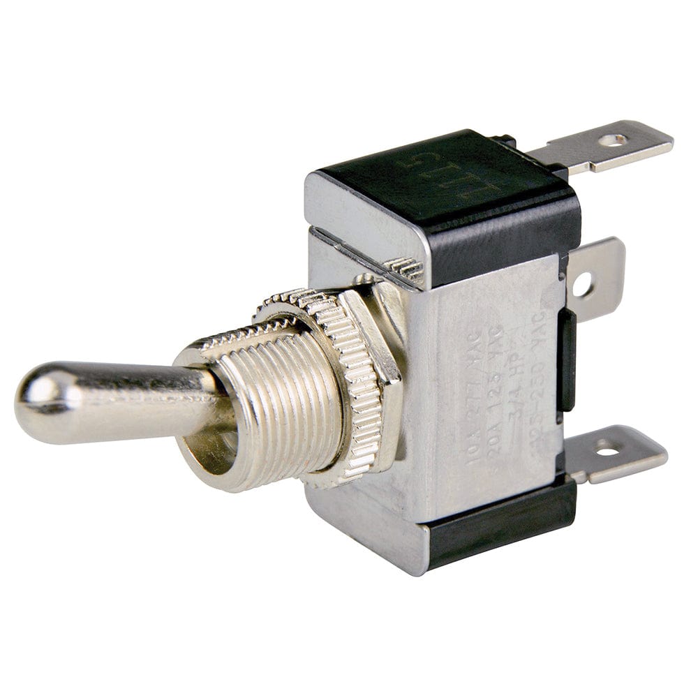 BEP Marine BEP SPDT Chrome Plated Toggle Switch - ON/OFF/ON Electrical