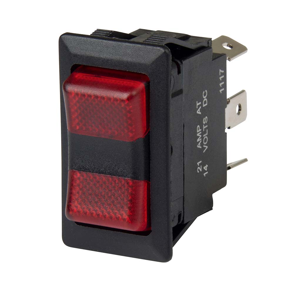 BEP Marine BEP SPDT Rocker Switch - 2-LEDs - 12V/24V - ON/OFF/ON Electrical
