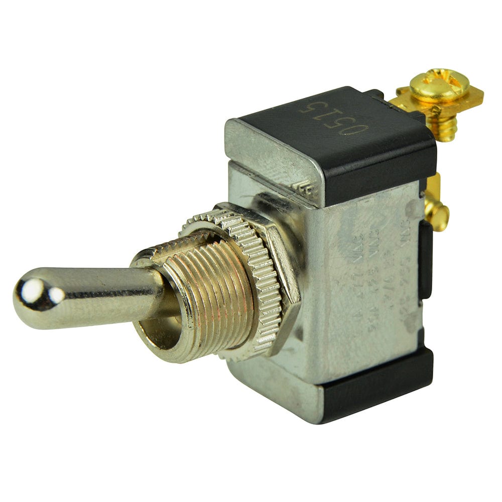 BEP Marine BEP SPST Chrome Plated Toggle Switch -OFF/(ON) Electrical