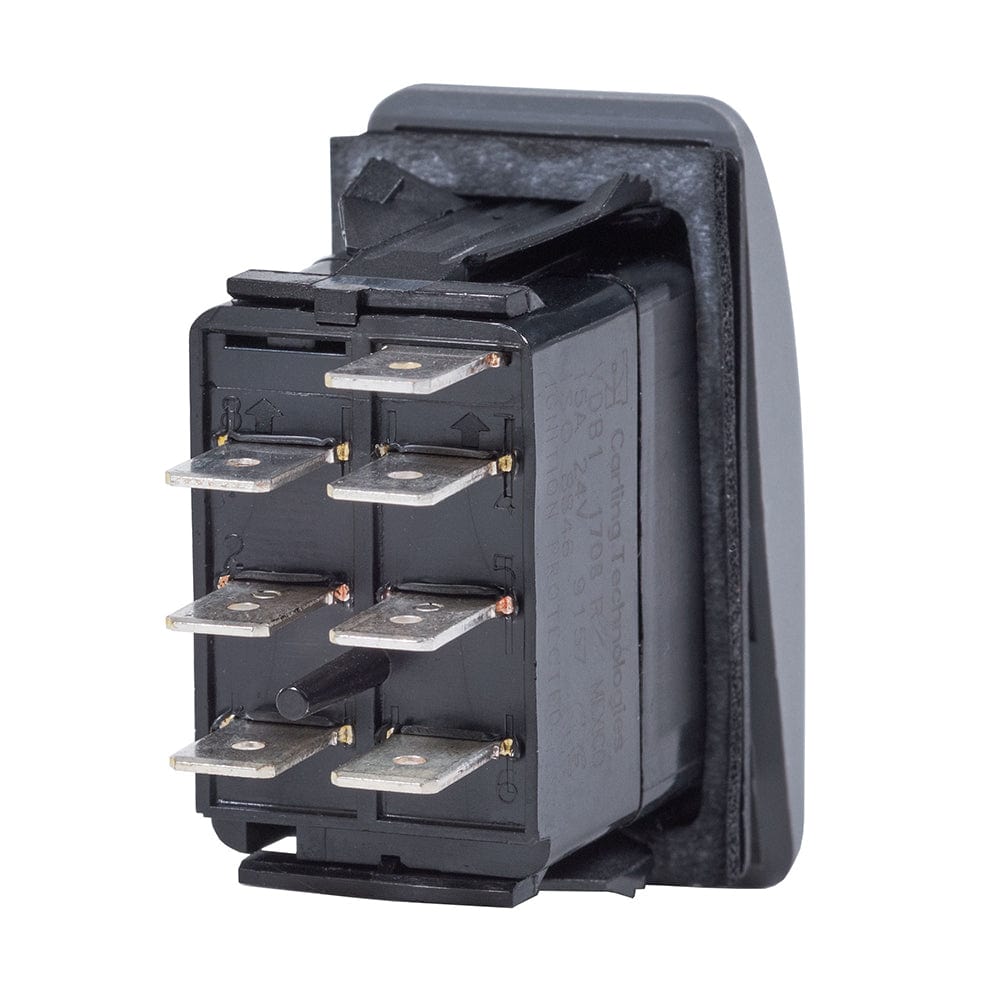 Blue Sea Blue Sea 7939 Contura II Switch DPDT Black - ON-ON Electrical