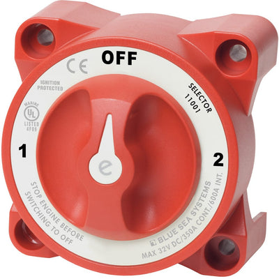Blue Sea Systems Blue Sea 11001 e-Series Battery Switch w/Alternator Field Disconnect - 3-Position Electrical