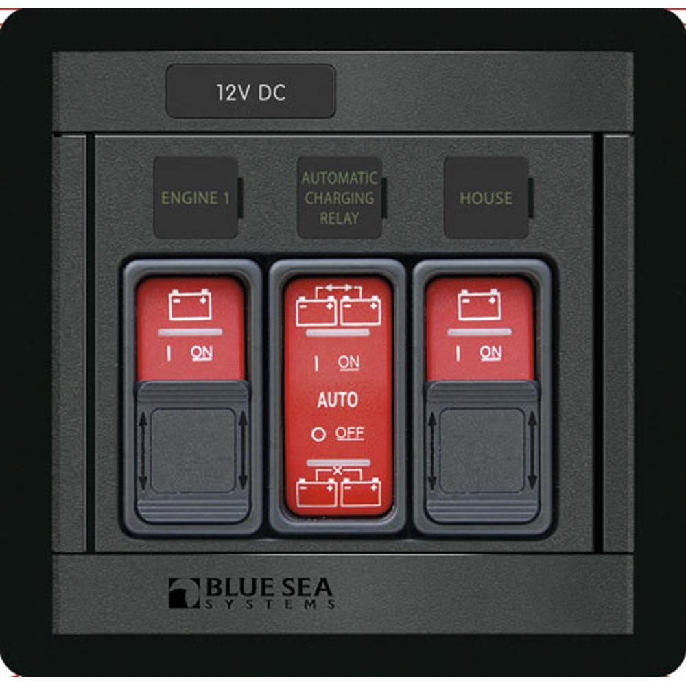 Blue Sea Systems Blue Sea 1147 Remote Control Panel w/(2)2145 & (1)2146 Remote Control Contura Switch Electrical